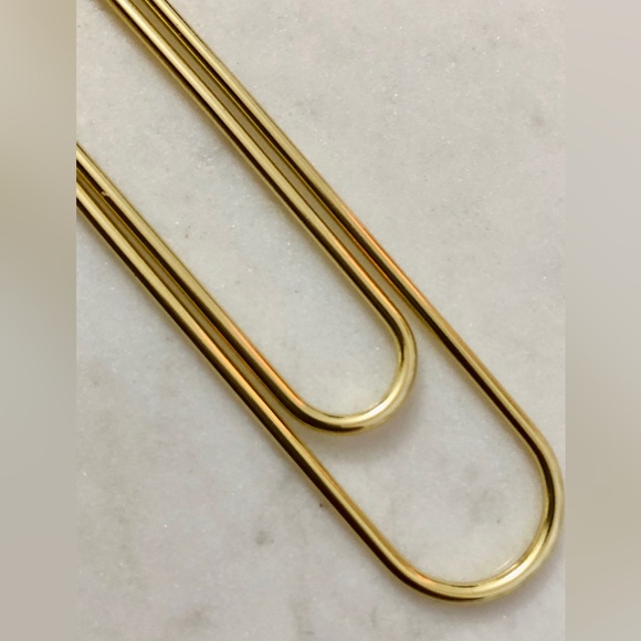 Jumbo Paperclip Heart Shape Charm, Bookmark - Picture 4 of 6